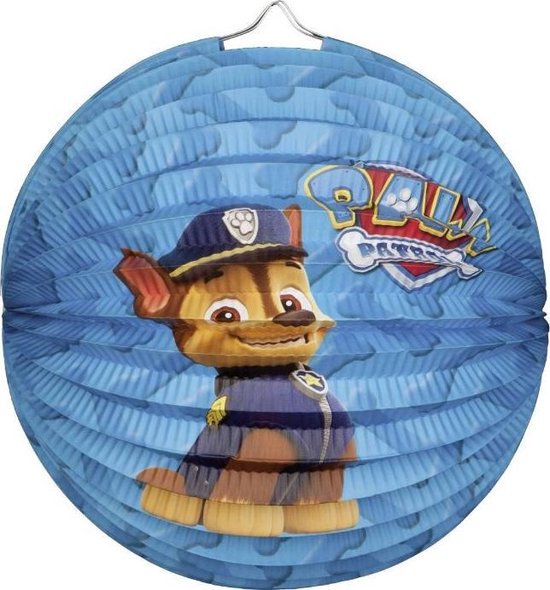 Tib Lampion Paw Patrol 25 Cm Papier Blauw