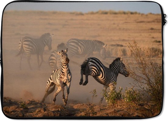 Laptophoes 13 inch - Schoppende zebra - Laptop sleeve