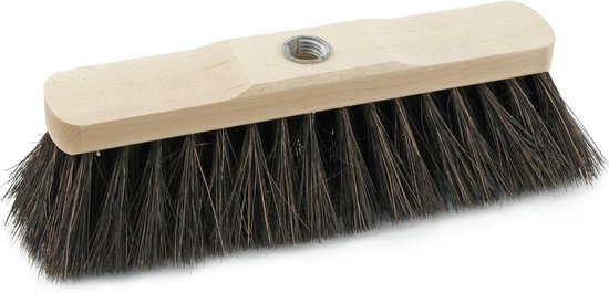 Zachte houten Arenga binnenbezem kop 40 cm - Binnenbezems