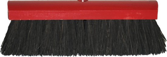 Straatbezem - Straatkeerder - Bezem - Ronde Rug Rood - Colombo - 30 cm - 3010