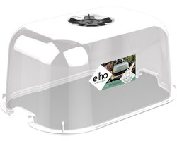Elho Green Basics Kweekhuis 24 - Binnen en Buiten - Kweken en Oogsten - Ø 23.5 x H 12.5 cm - Transparant