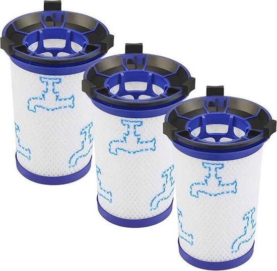 Vervang Schuimfilter Voor Rowenta AIR FORCE 360 / X-Pert Essential 260 - Wasbaar - Steelstofzuiger Schuimfilter - Accessoires Onderdelen Filter - Set Van 3 Stuks - Voor 1,5 Jaar Gebruik