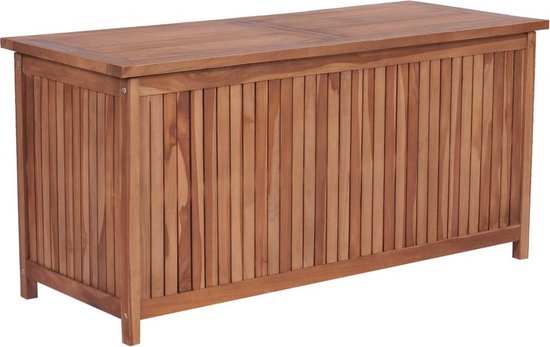 Tuin opbergbox 120x50x58 (LxBxH), 348liter, teakhout, kussenkist, tuinkist, opbergkist