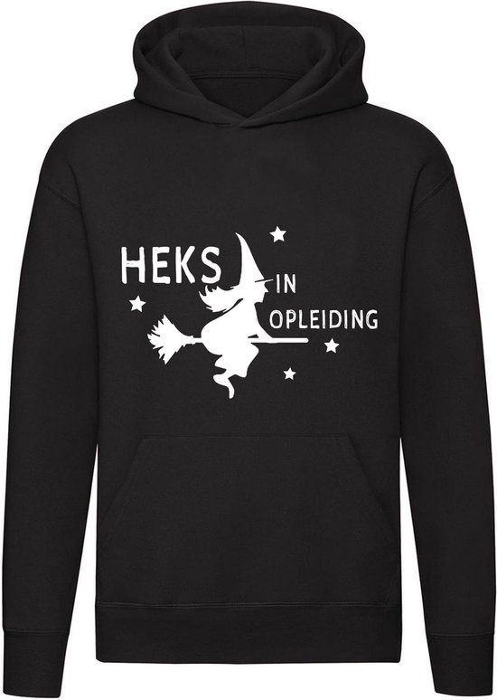 Heks in opleiding hoodie | Heks | heksen | magie | opleiding | school | Harry Potter | bezem | grappig | unisex | trui | sweater | hoodie | capuchon