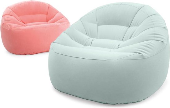 Intex beanless bag opblaasbare stoel assorti