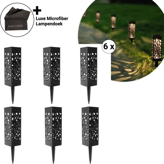 Solar Tuinverlichting op Zonneenergie Buitenlamp met Dag Nacht Sensor - Tuinlamp - Led Verlichting -Daily Logix®?