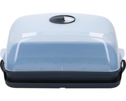 Mini Kweekbak - Propagator - Mini Serre - voor Kruiden en Planten - met Ventilatieopening - Zwart