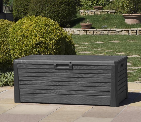 TOOMAX FLORIDA opbergbox - 550 L - 148 x 72 x 60h cm - Kunststof - Antraciet