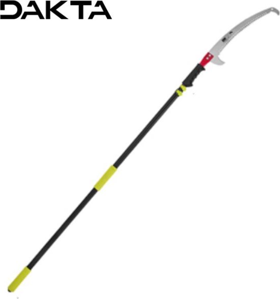 Dakta® Telescopische Snoeischaar | Heggenschaar | Takkenschaar | Boomschaar | Stokzaag | Hoogsnoeier | Zaag | 180-549 cm