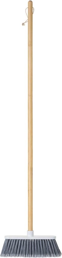 Vigar - Bamboo bezem - lichtgrijs - bioplastic