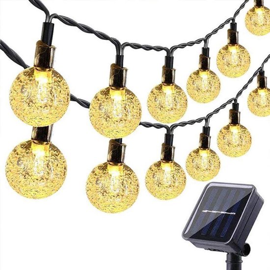 TrendZ - 50 Solar LED 9m - Tuinverlichting / kerstverlichting op zonne-energie - Sfeerverlichting - Waterdicht - ø2,5cm