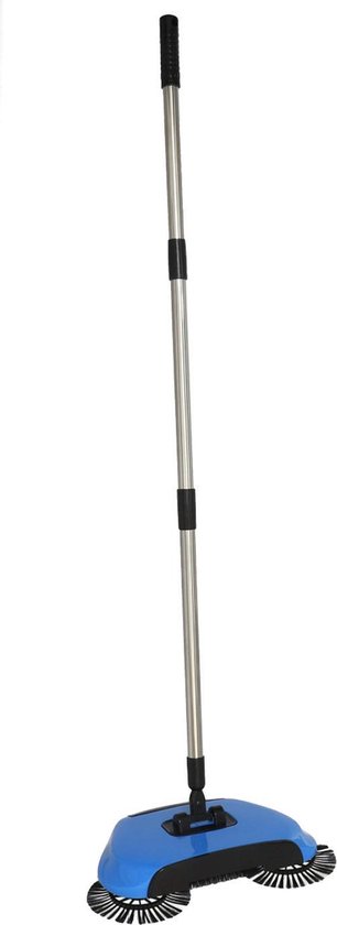 Roterende bezem – Magische Bezem – 360 Graden Draaikoppen – Roestvrijstaal – Kunststof – Gemakkelijk Schoonmaken – 30x19x112cm