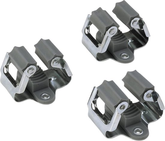 ophangsysteem tuingereedschap - Zinaps Tool Holder - Pack van 3, los - Hoogwaardige veerstaal - Easy Assembly / Wall Holder / Tool Houder / Tuin Tool Houder / Quick Release / Klemmfix / 9952600 (WK 02131)