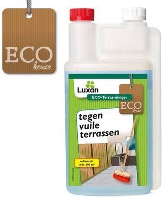 Luxan -Eco Terrasreiniger 1000 ml. Tegen Onkruid, Mos en Aanslag