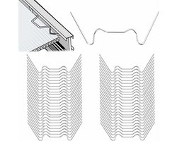 Broeikas Glasklemmen, 125 stuks - W broeikasklemmen - RVS broeikasbeglazingsclips glasclips - voor broeikastuin, broeikasaccessoires, voor broeikasbevestiging