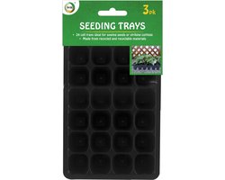 DID Kweekbak - 3-pack - 24 vakjes - zaaibak - zaaitray - zaadbak