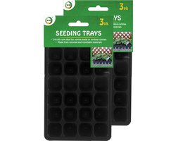 DID Kweekbak - 2x - 3-pack - 24 vakjes - zaaibak - zaaitray - zaadbak