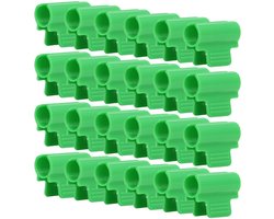 Pack of 24 Greenhouse Clips - Single Head Row Cover - Net Tunnel
