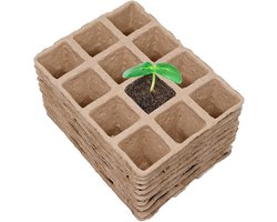 12 Pcs Grow Pots - Plant Seeds Starter Set voor Tuin - Groenten en Kassen - Seedling Box