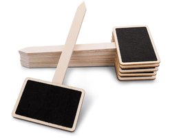 20 stuks Tuinlabels - Waterbestendig Behandelde Houten Tuinlabels - Voor Kruidentuin en Kas - T-vormige Tuinlabels Watervast