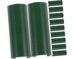 Kasklemmen - bevestigingsclips - Kas Accessoires - 32 stuks - kas accessoires - Bevestigingsclip voor kasfolie - Geschikt voor tuin- en kasaccessoires - Kas fixatie clips - Plant Broeikas Klemmen - Groen - Geschikt voor 19mm