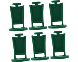 Kasklemmen - bevestigingsclips - Kas Accessoires - 50 stuks - kas accessoires - Bevestigingsclip voor kasfolie - Geschikt voor tuin- en kasaccessoires - Kas fixatie clips - Plant Broeikas Klemmen - Groen - Geschikt voor 11mm