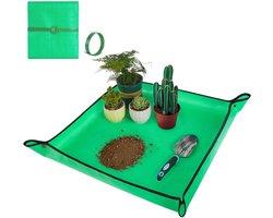 Verpotten Mat 27x27 Inch (68x68cm) - Waterdicht en Opvouwbaar - Dik Tray voor Planten Verpotten - Minimaliseer Rommel - Draagbaar voor Binnen Tuinieren - Geschikt als Cadeau - 1 Stuk