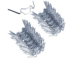 100 Roestvaststalen Beglazing Clips - 1,5mm Dik, Type W voor Kassen
