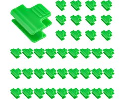 40 stuks-Kasklemmen-Broeikasclips-Bevestigingsclip voor kasfolie-Klimhulp -Kunststof broeikasclips-stevige bevestigin-Kas Accessoires-broeiklemmen -11mm