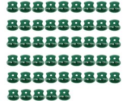 50 Paar - Kasklemmen - Bevestigingsclips - Kas Accessoires - Groen - PP - 2.5*2.5cm - Bevestigingsclip voor kasfolie - Broeikasclips - Tuinclip - Plant Broeikas Klemmen - Kas fixatie clips - Geschikt voor tuinen en kassen