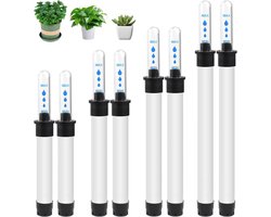 Set van 8 waterindicatoren voor planten - 15-36 cm grote hydroponische waterindicator, milieuvriendelijke vochtigheidsmeter voor kamerplanten, alternatief voor een traditionele vochtigheidsmeter| Cyslmuk®