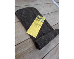 Dekwol voor Kweektafel 40x75cm - 100% schapenwol - minder onkruid wieden - waterbesparend - vochtregulerend - beschermt tegen temperatuurwisselingen - antislak - mulchschijf