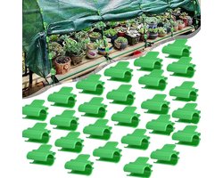 50 stuks- Kasclips – Vaste clips – Folieclips – Kasaccessoires – Kasbevestigingen – Plantenkasclips – Kasfilmclips – Geschikt voor tuinen en kassen