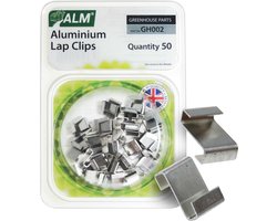 ALM z clips voor tuinkas - set van 50 stuks - glasklemmen - kasklemmen - bevestigingsclip - glashaken voor glas van serre broeikas kweekkas