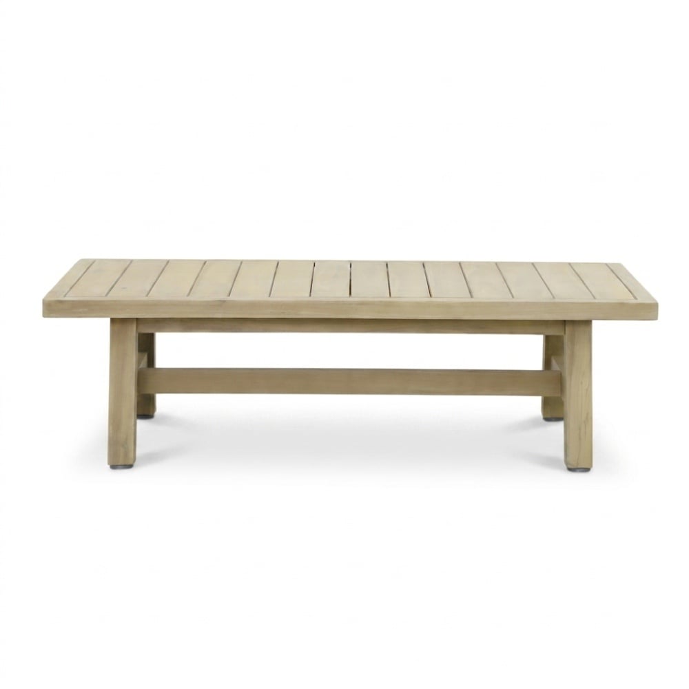 Rivello loungetafel | hardhout | light teak look | 127cm